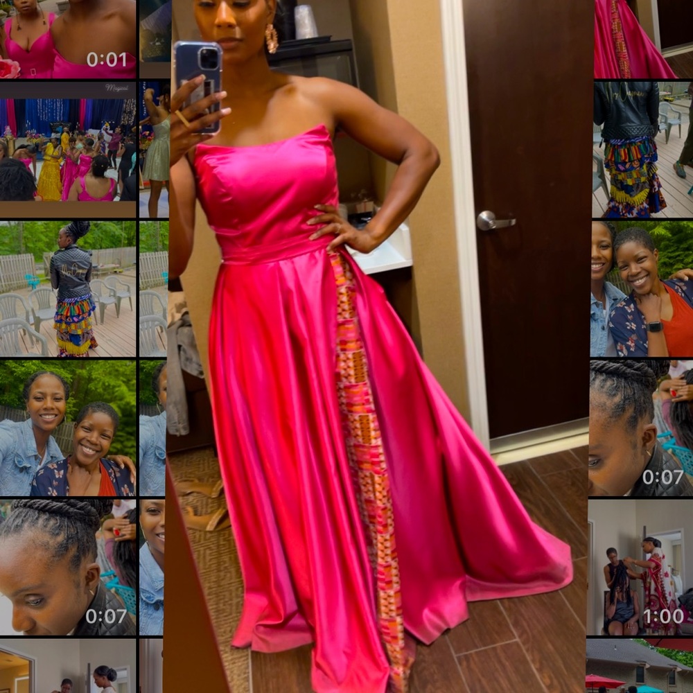 Fushia Gown - Picture 1 of 14